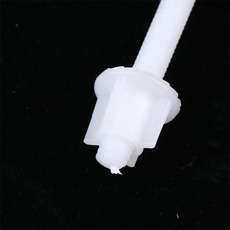 Home Bathroom Fittings - 2 Stück Kunststoff-Toilettensitzscharniere Reparaturbolzen + Befestigungsschrauben