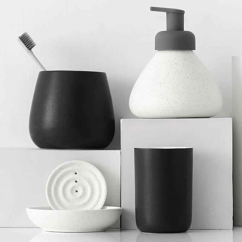 Zara Home Bathroom Set - Nordic Keramik Bad Lieferungen Vier Stück