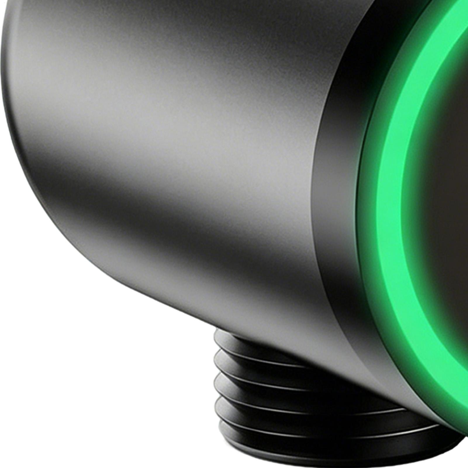 Home Bathroom Fittings - Wasserthermometer für Badezimmer, LED-Anzeige, Duschthermometer, schwarze