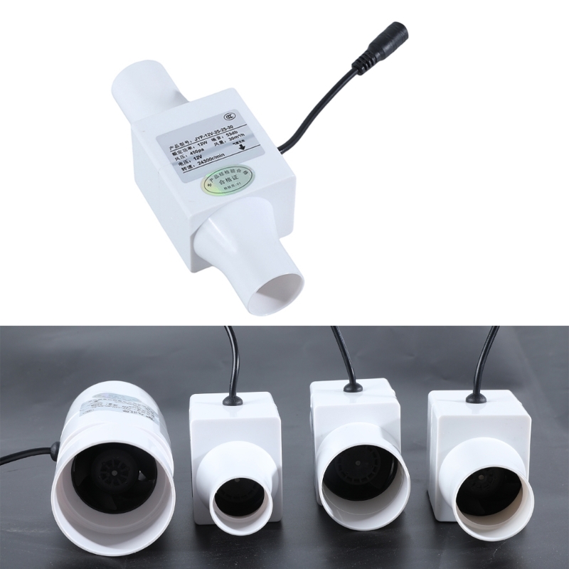 Home Bathroom Exhaust Fan - 12 V Ruhig Inline Rohrlüftungslüfter für