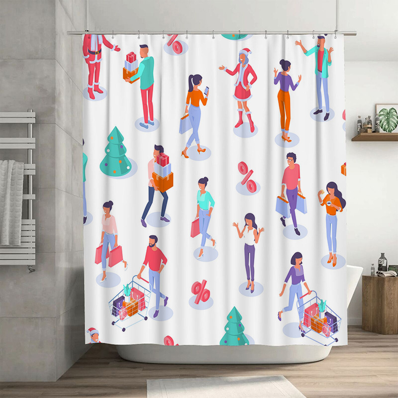Home Bathroom Design Ideas - TU Shopping Lovers Duschvorhang, Badezimmer-Dekor-Set, moderne