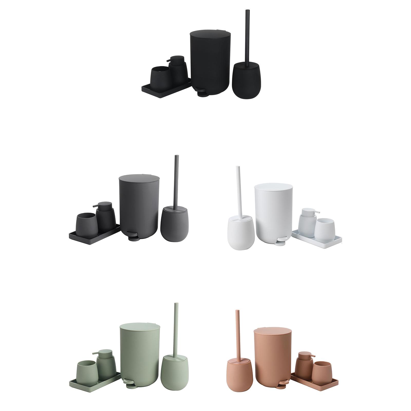 Zara Home Bathroom Set - 5x Badezimmer Zubehör Set Wc Pinsel