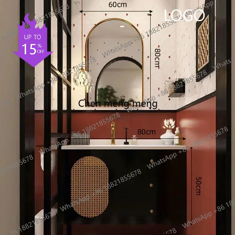 Home Bathroom Vanity - P3 Schmaler Möbelunterschrank für Toilette, Badezimmer-Waschtischunterschrank,