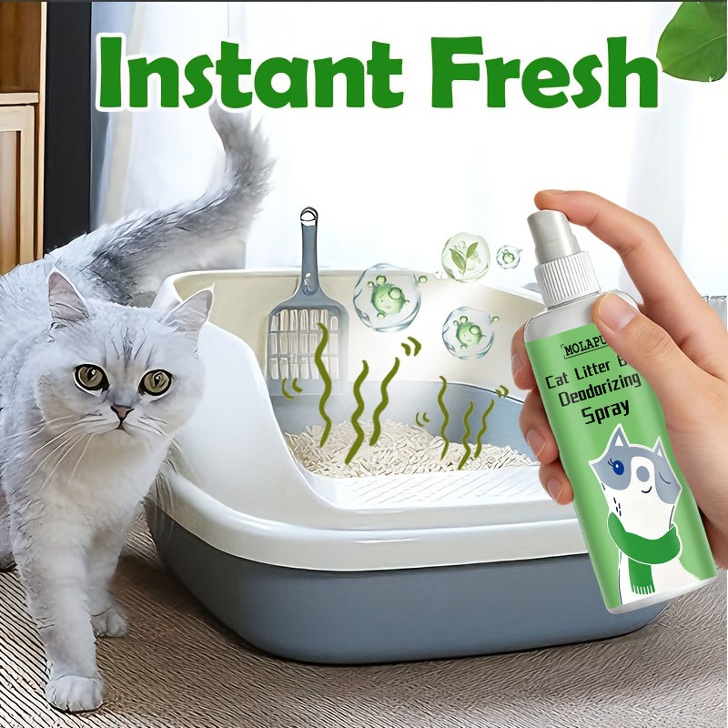 Home Bathroom With Urinal - Katzenstreu-Deodorant-Spray - Mehrzweck-Geruchsneutralisierer für Katzen und