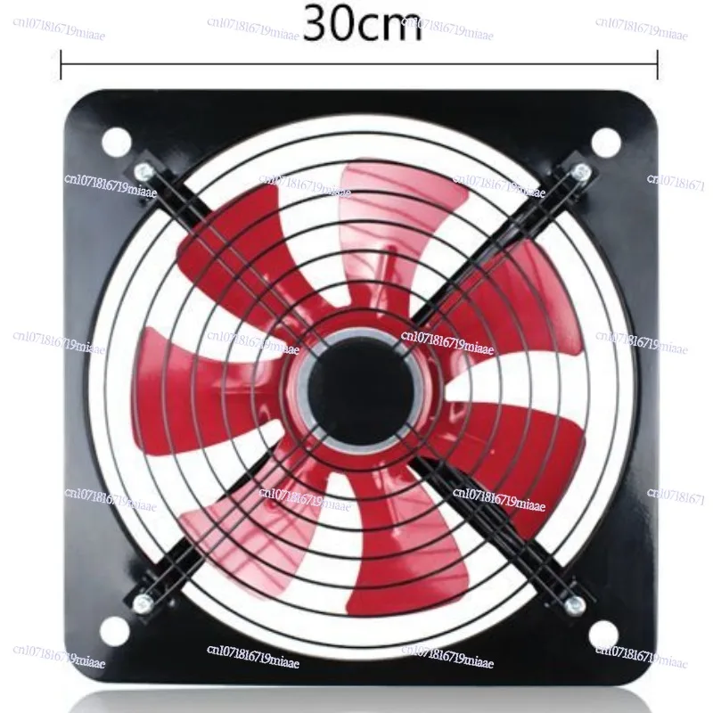 Home Bathroom Exhaust Fan - Kostenlose Installation Abluftventilator Küchenfenster-Abluftventilator Leistungsstarker Geräuscharmer