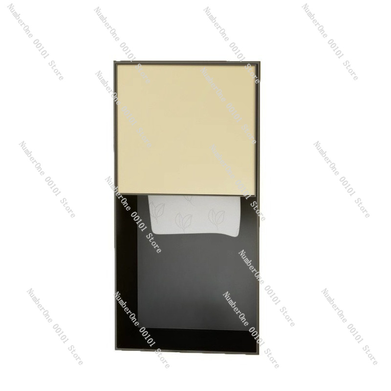 Toilet Paper Holder - 304 Edelstahl Einbau-Wandnische Mülleimer & Taschentuchspender