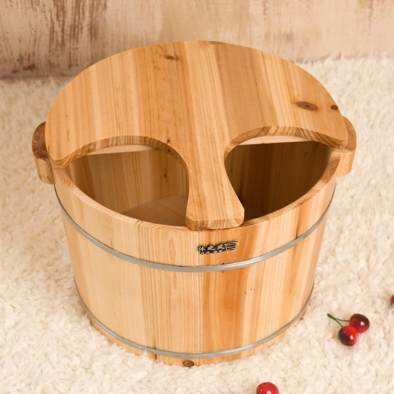 Home Bathroom Spa - Fußbad aus Holz, tief isolierte Badewanne