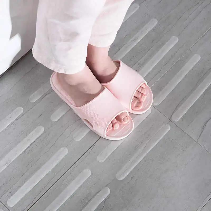 Home Bathroom Floor Mats - Anti-Rutsch-Streifen für Badezimmer, Dusche, selbstklebend, transparent,