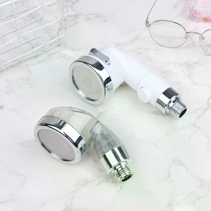 Jet Home Bathroom Accessories - Duschkopf mit Drei-Modus-Düse; Shampoo-Bett-Wasserhahn mit Wasserstopp;