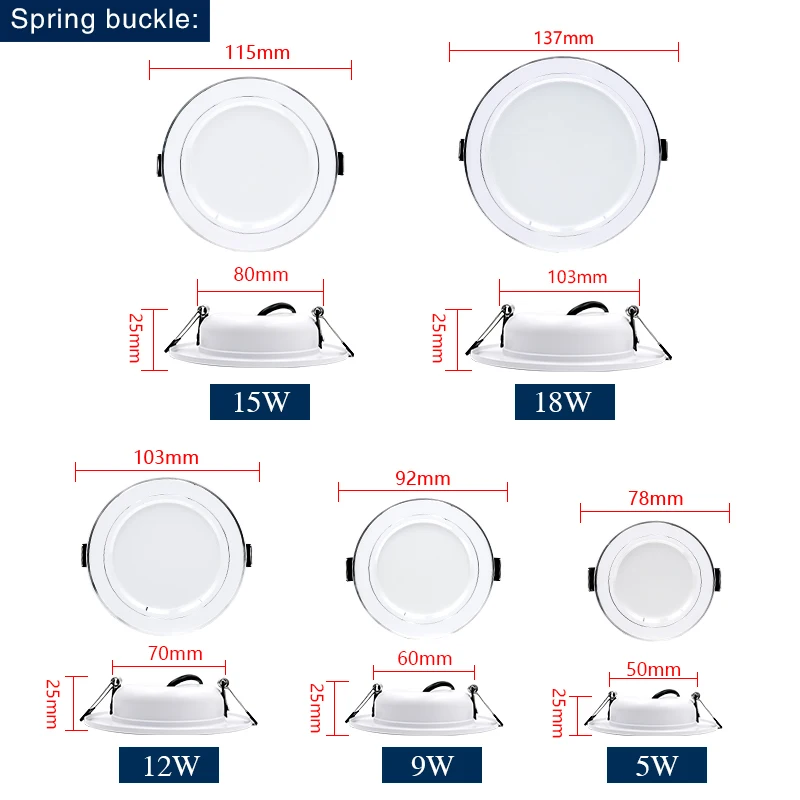 10 teile/los Led Downlight AC  – Home Of The Year Bathroom Bewertung und Preis