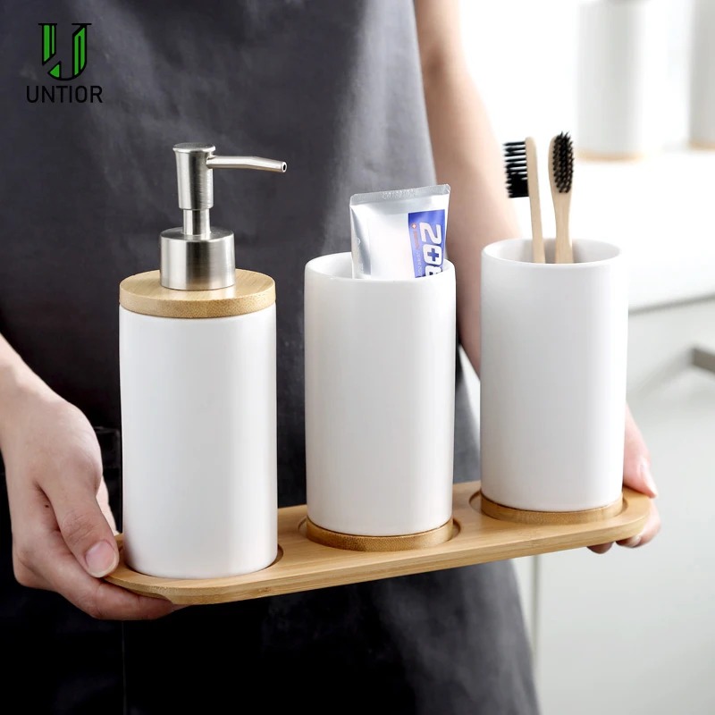 Keramik Badezimmer Zubehör Set – Zara Home Bathroom Set Bewertung und Preis