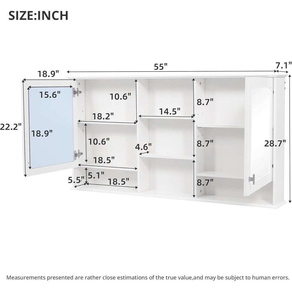 55 x 28 Zoll großer Badezimmer – Home Bathroom Shelf Bewertung und Preis
