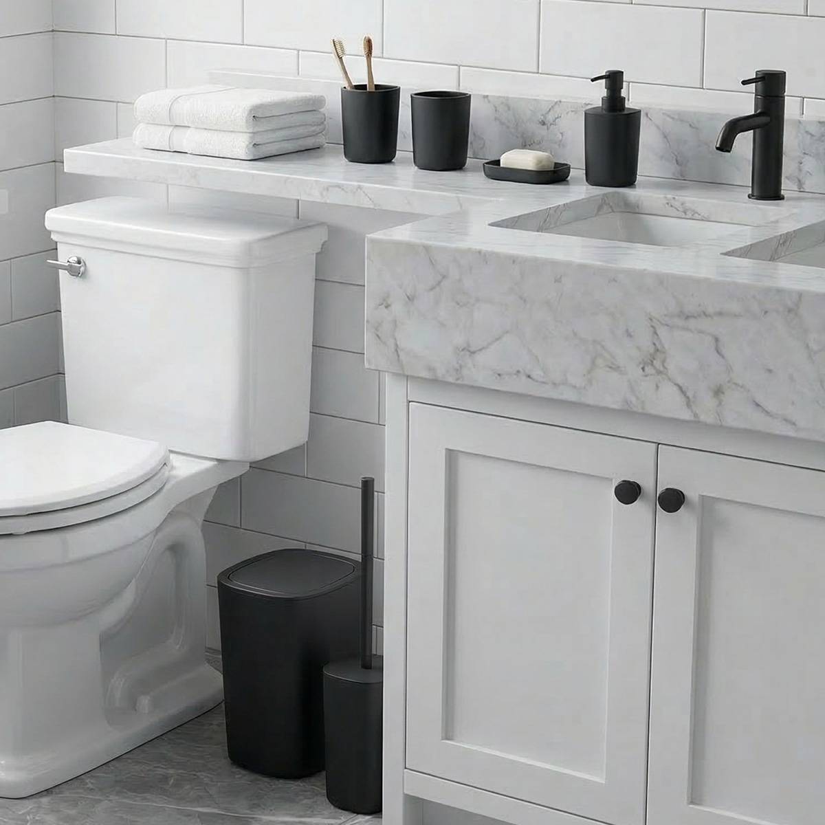 6-teiliges Badezimmer-Zubehör- – Zara Home Bathroom Set Bewertung und Preis