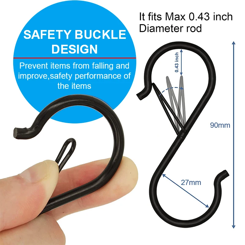 10/100 stücke Metall Hängen Ha – Home Bathroom Shelf Bewertung und Preis