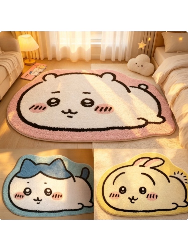 Chiikawa Cartoon-Teppich Anime – Home Bathroom Floor Mats Bewertung und Preis