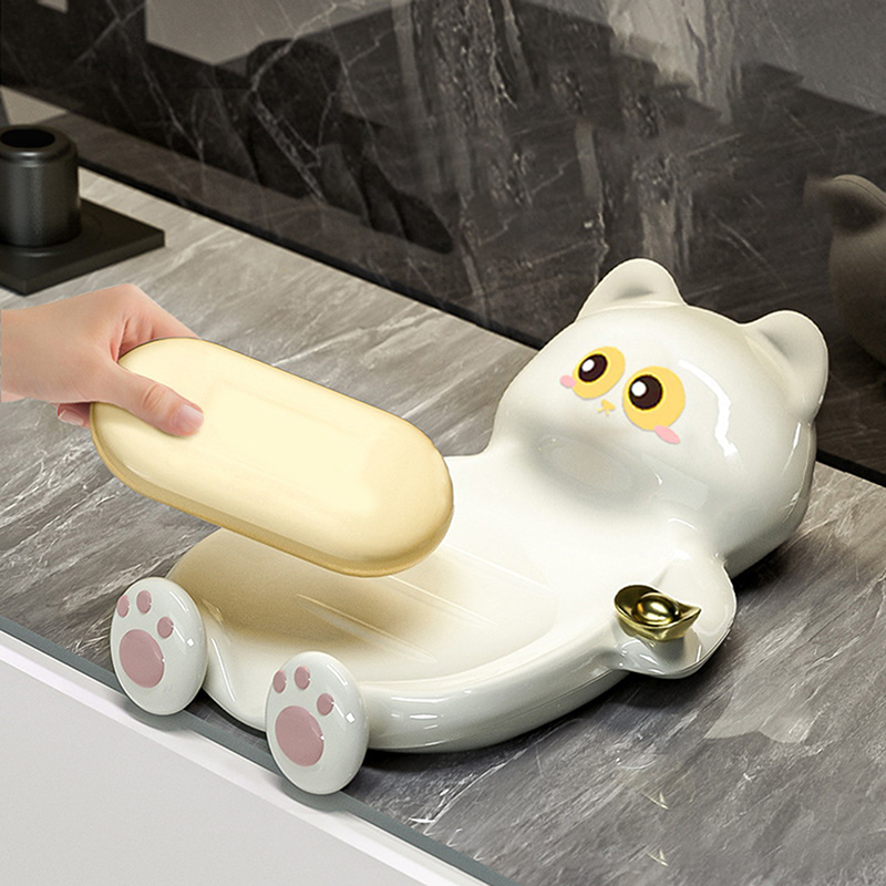 1 Stück Lucky Cat Seifenbox, B – Jet Home Bathroom Accessories Bewertung und Preis