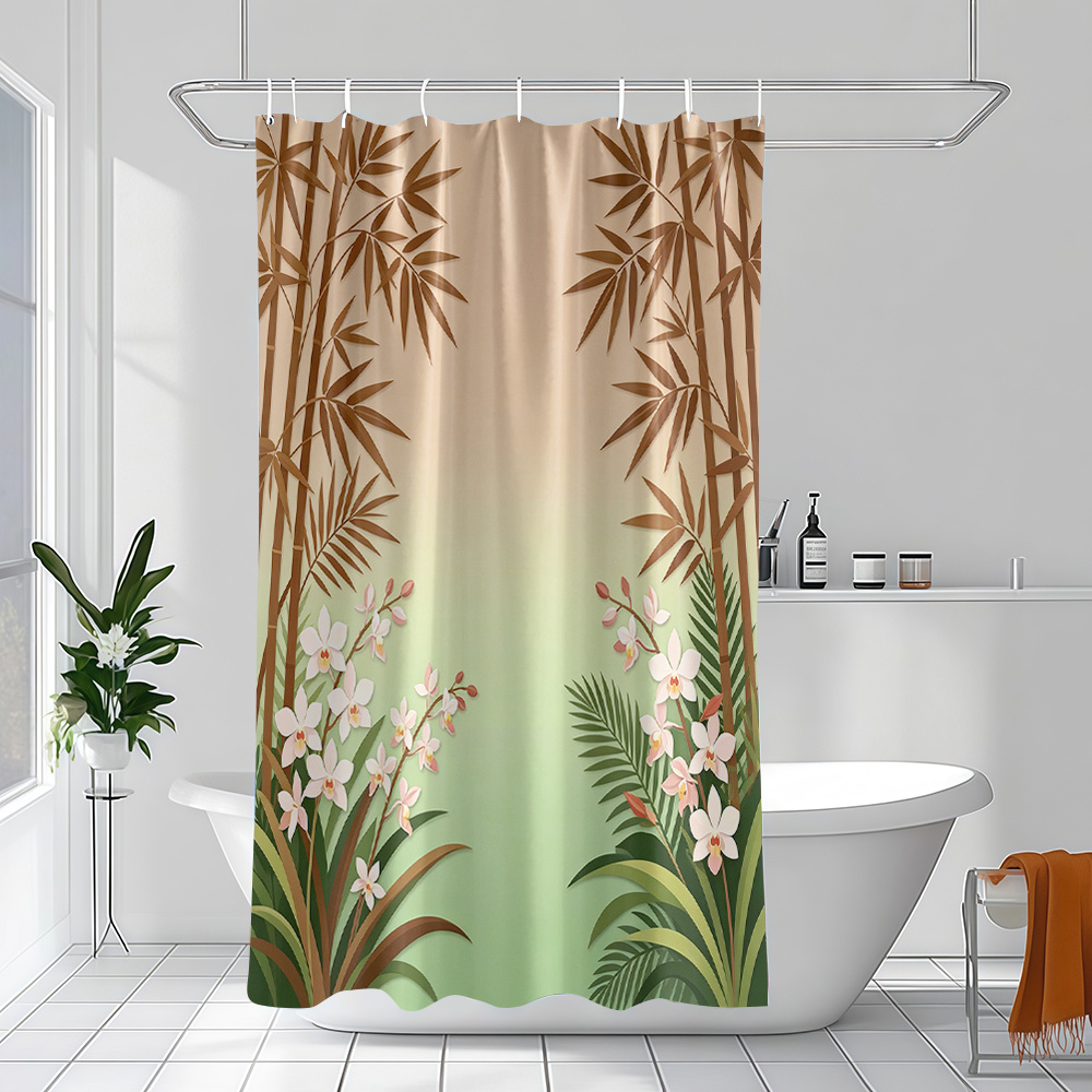 Wasserdichter Botanischer Trop – Home Bathroom Design Ideas Bewertung und Preis