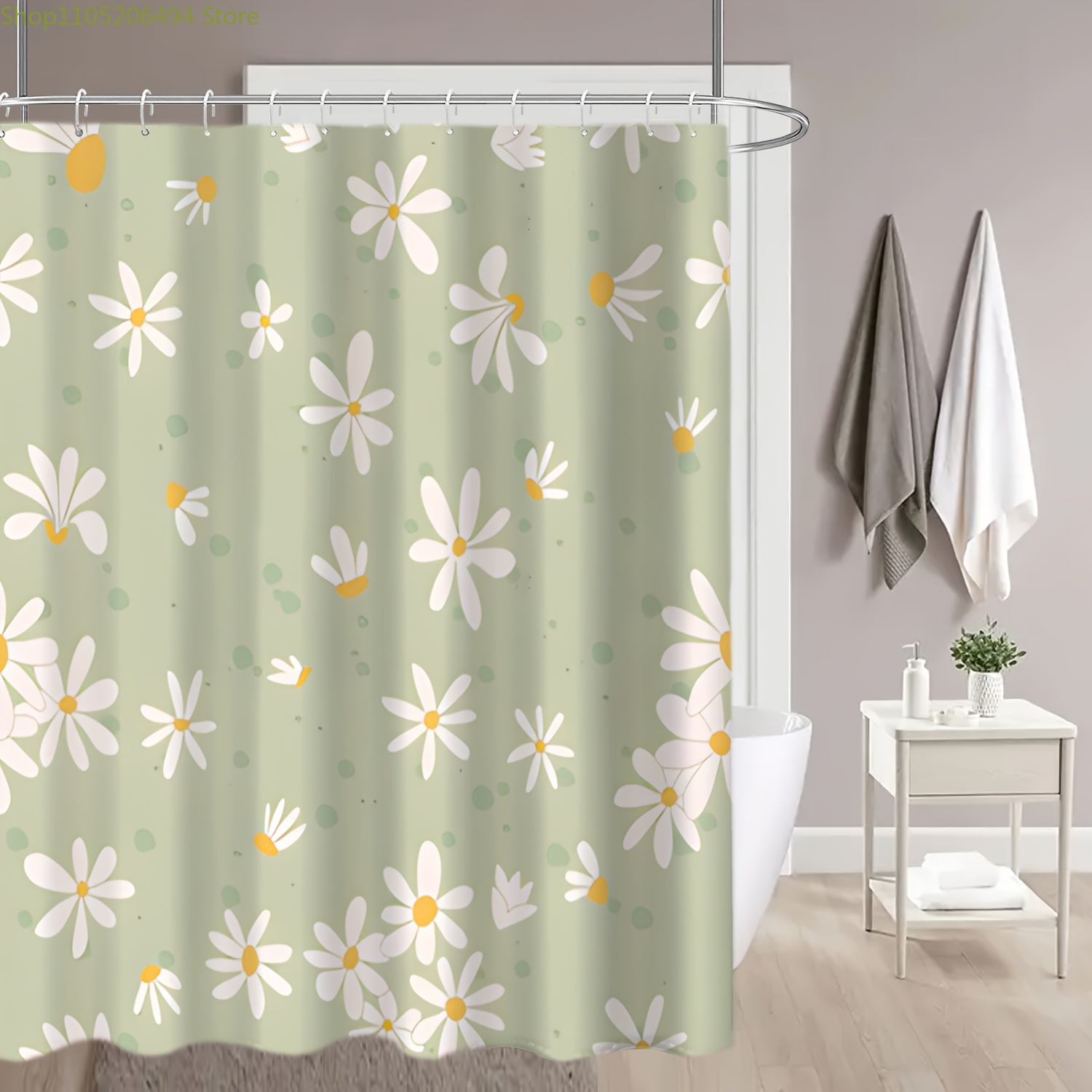 Niedlicher Gänseblümchen-Dusch – Home Bathroom Design Ideas Bewertung und Preis