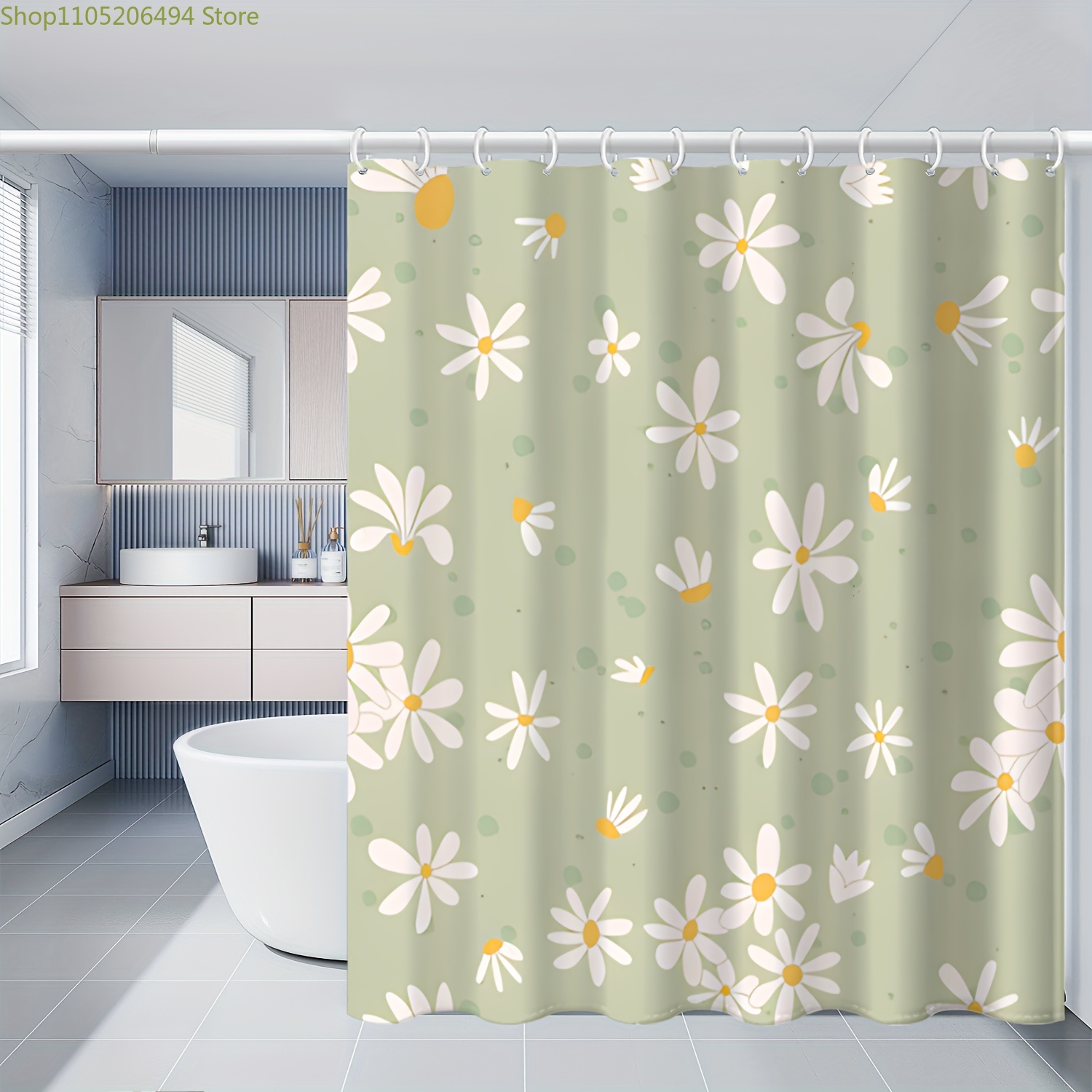 Niedlicher Gänseblümchen-Dusch – Home Bathroom Design Ideas Bewertung und Preis