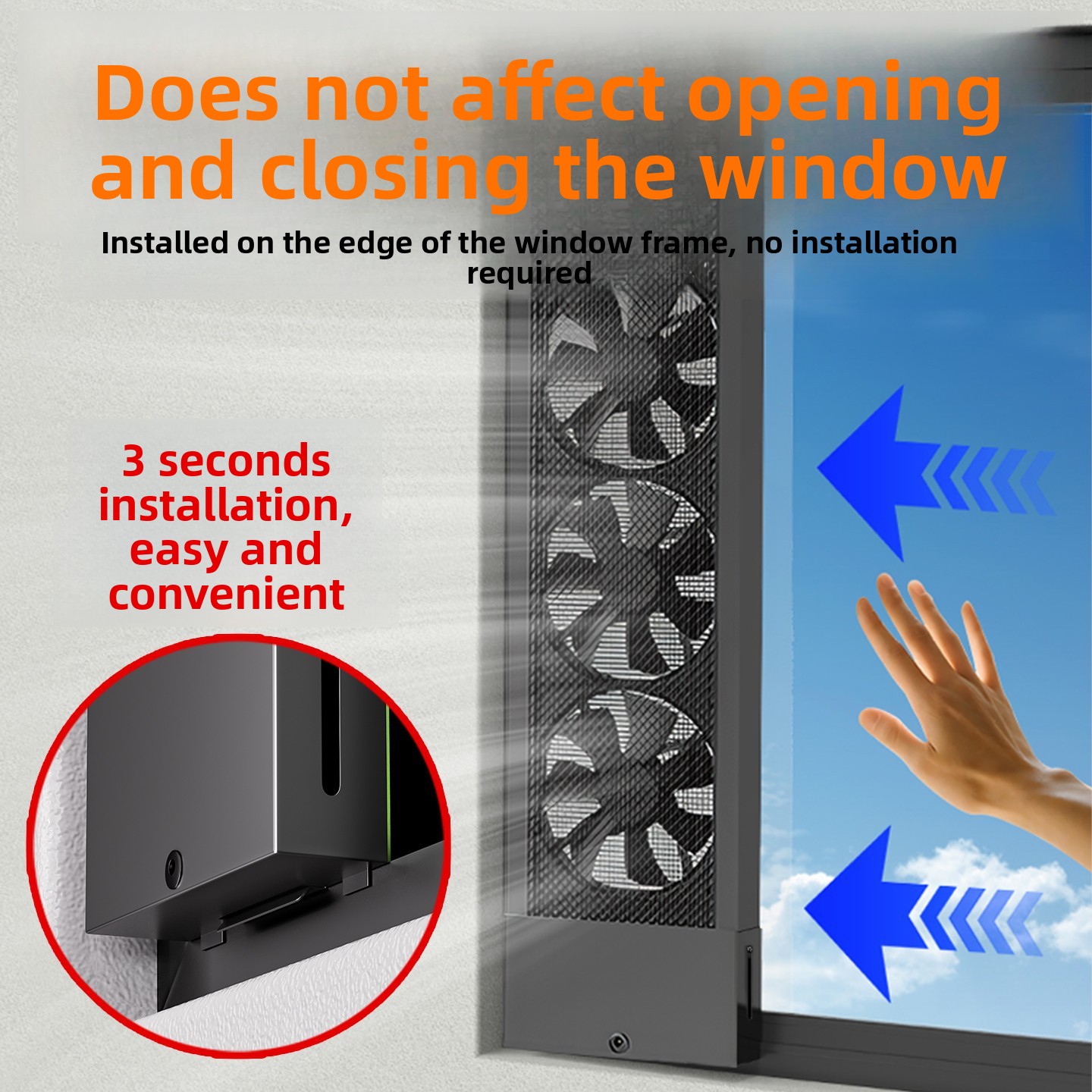 Werkzeugloser Fenster-Abluftve – Home Bathroom Exhaust Fan Bewertung und Preis