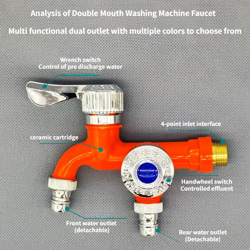 Wasserhahn, Doppelauslass, Dua – Home Bathroom Fittings Bewertung und Preis