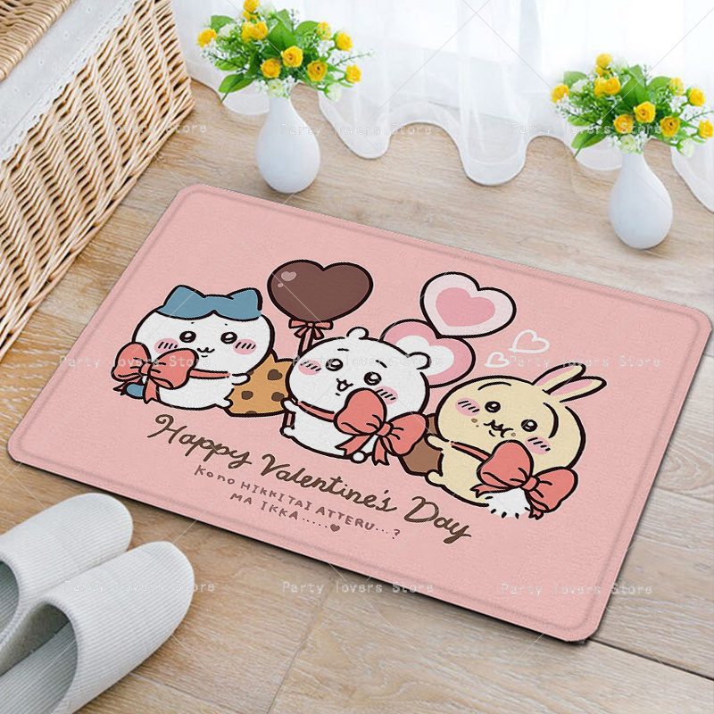 Anime Chiikawas Flanell-Teppic – Home Bathroom Floor Mats Bewertung und Preis
