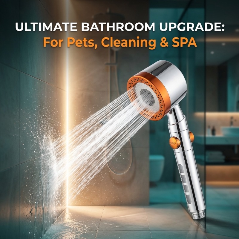 Duschkopf mit Hohem Druck, 5 S – Home Bathroom Spa Bewertung und Preis