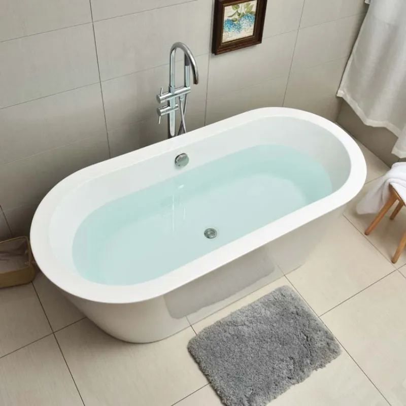 Moderne freistehende Acryl-Bad – Home Bathroom Spa Bewertung und Preis