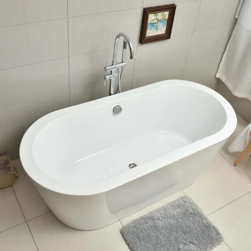 Moderne freistehende Acryl-Bad – Home Bathroom Spa Bewertung und Preis