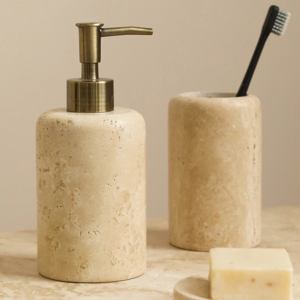 Nordic Cave Stone Badezimmer-S – Zara Home Bathroom Set Bewertung und Preis