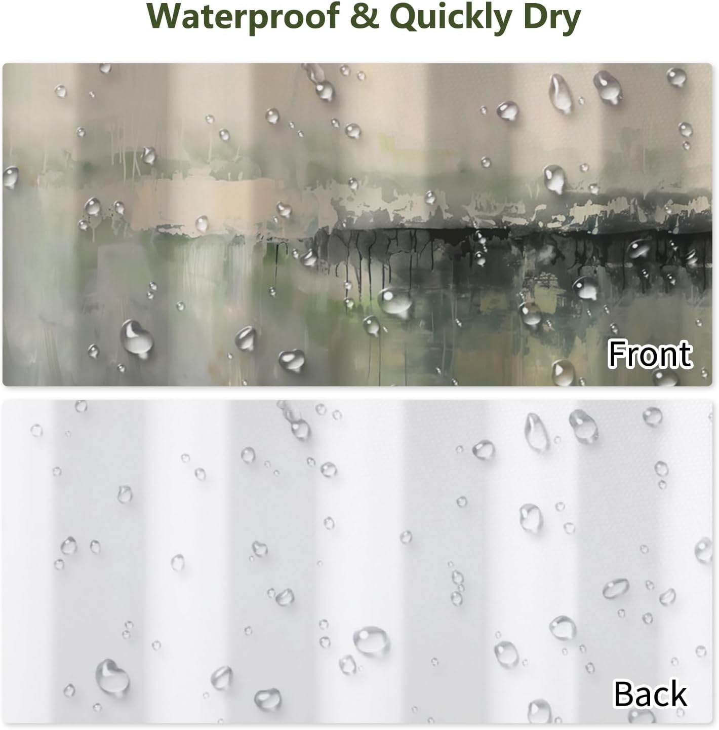 Wasserdichter Abstrakter Aquar – Home Bathroom Spa Ideas Bewertung und Preis