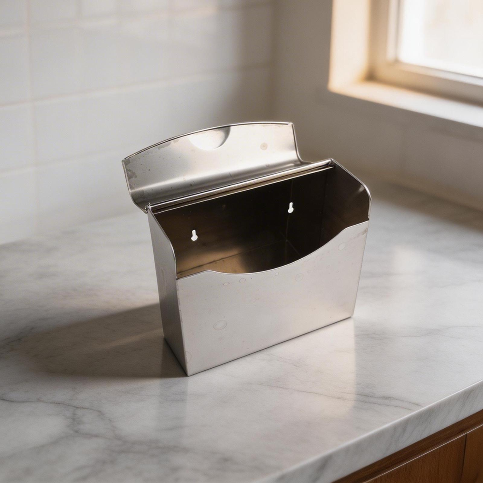 Edelstahl-Damenbinden-Abfallbe – Home Bathroom Fittings Bewertung und Preis
