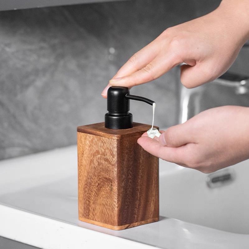 Luxuriöser Holz-Seifenspender  – Jet Home Bathroom Accessories Bewertung und Preis