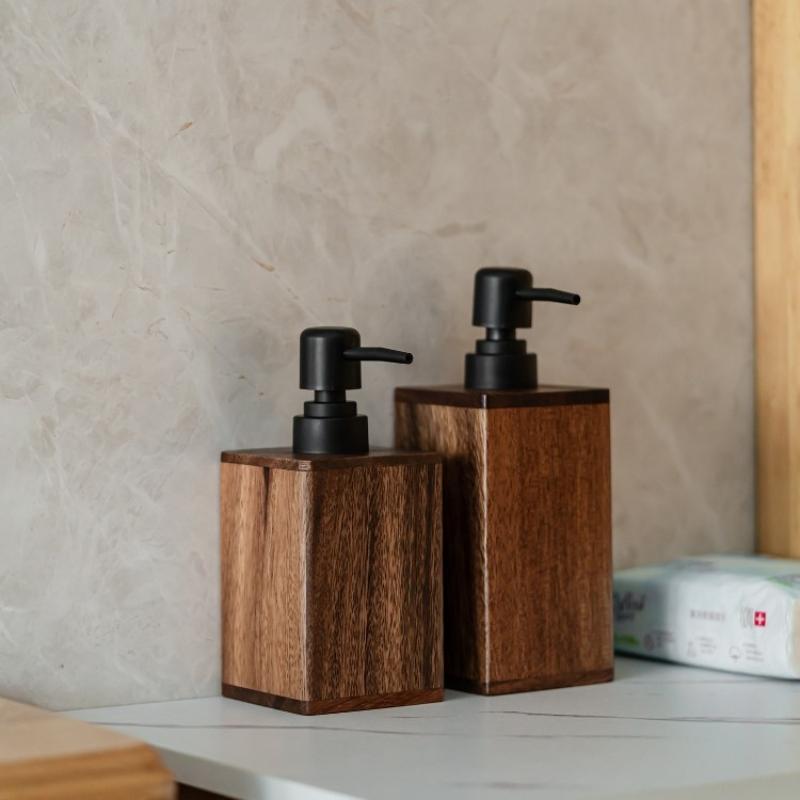 Luxuriöser Holz-Seifenspender  – Jet Home Bathroom Accessories Bewertung und Preis