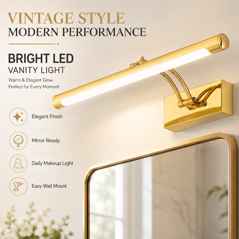 40cm 55cm 70cm Vintage LED-Spi – Home Bathroom Vanity Bewertung und Preis
