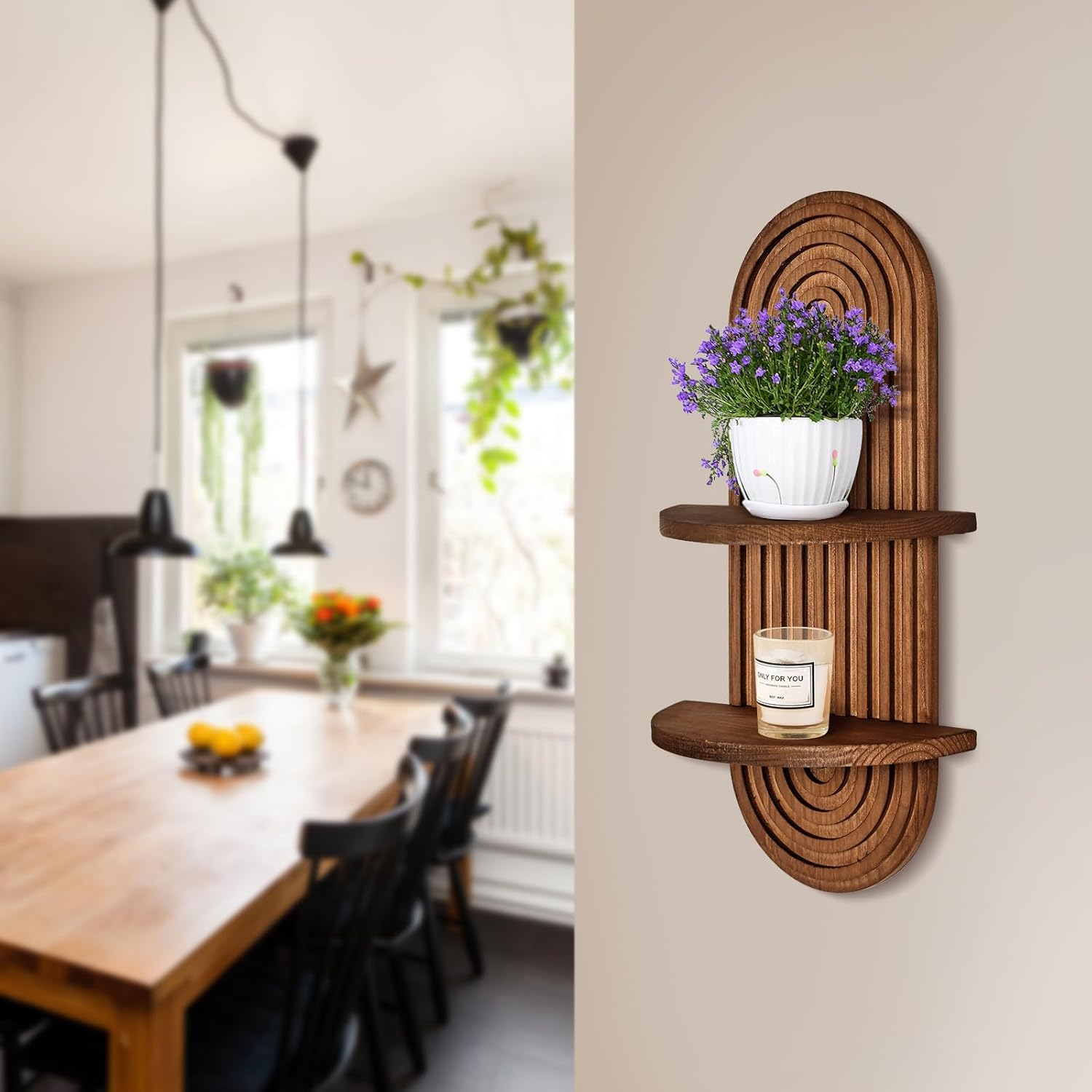 Holz-Schweberegale, Multifunkt – Home Bathroom Shelf Bewertung und Preis