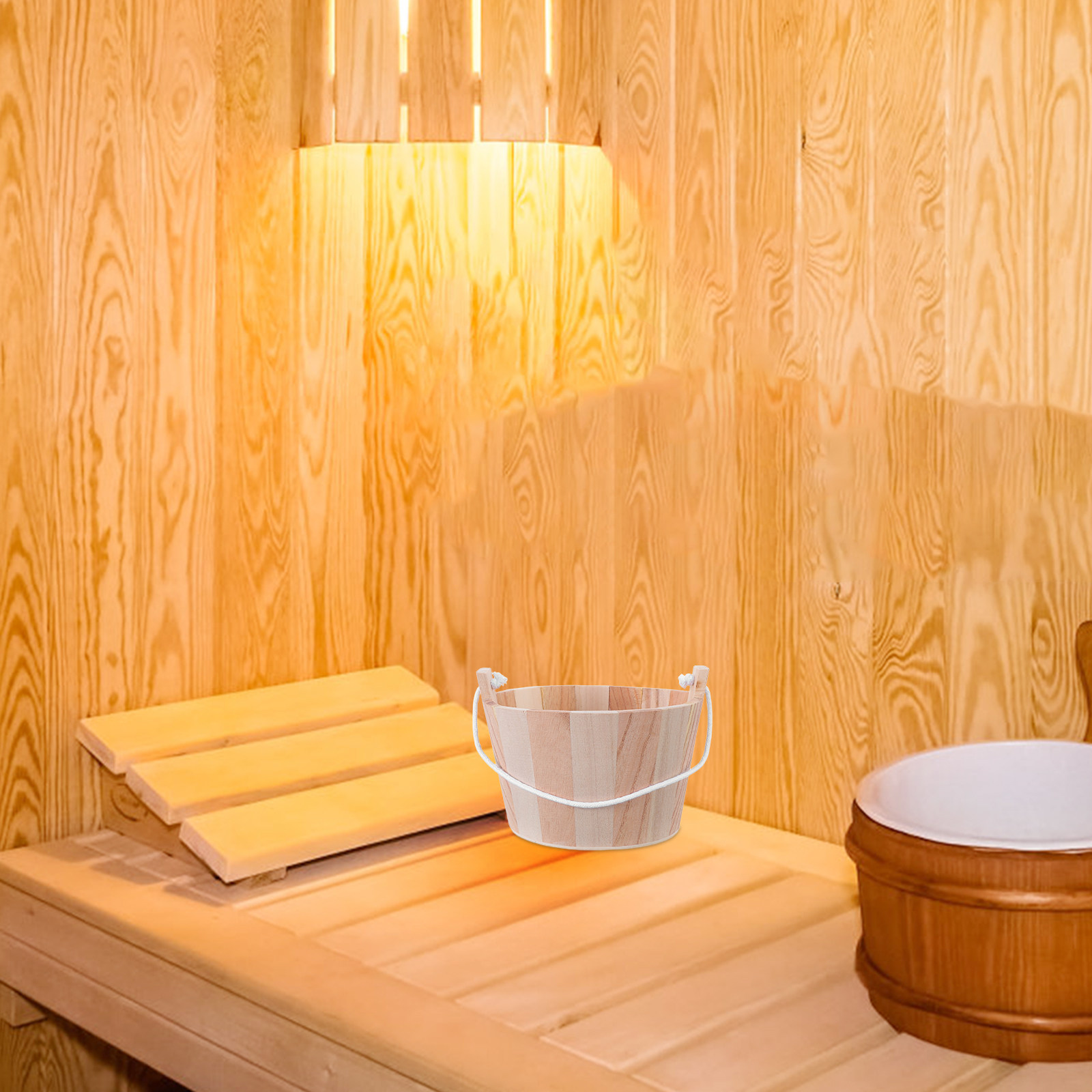 Premium Naturholz-Saunaeimer,  – Home Bathroom Spa Bewertung und Preis
