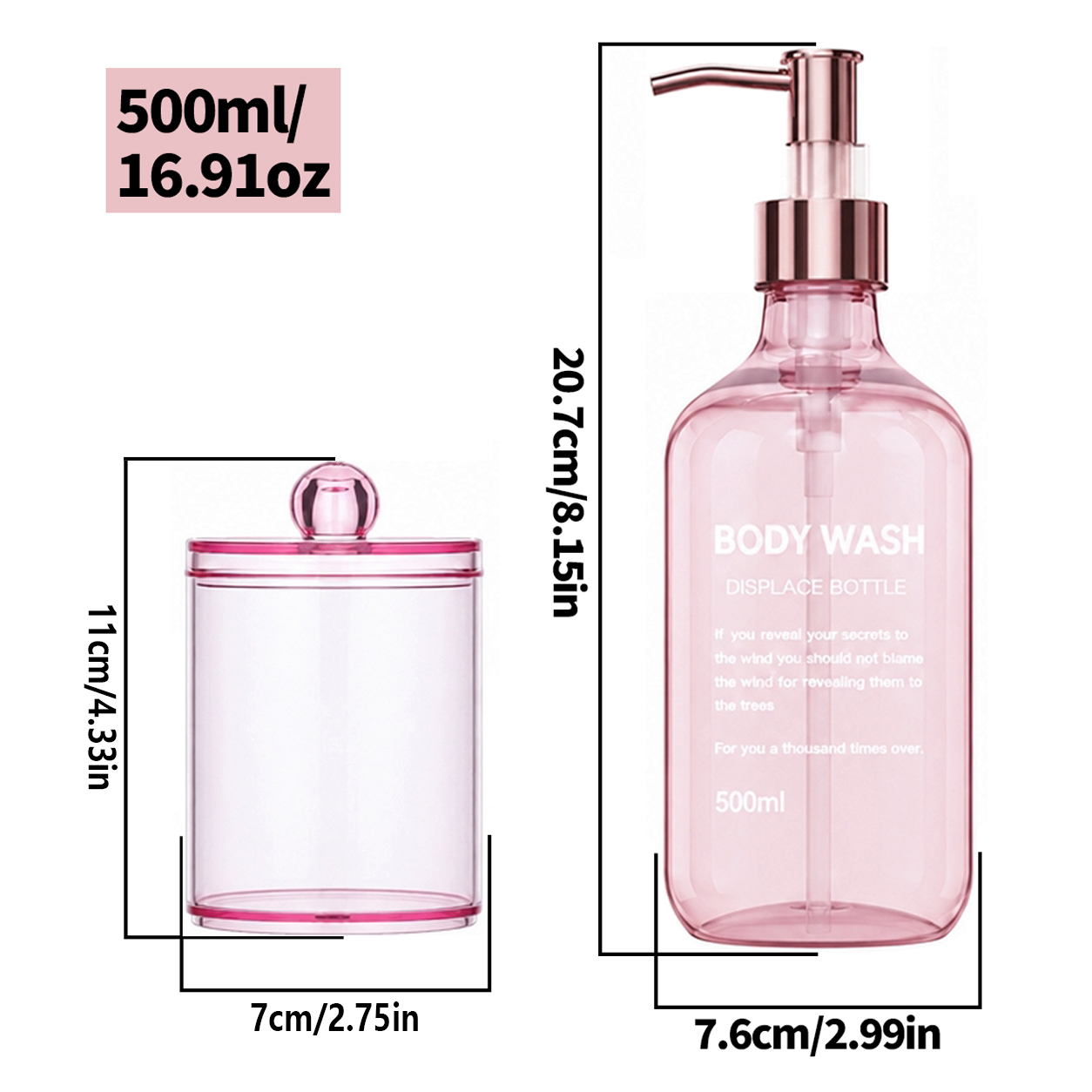 Rosa Spa-Badezimmer-Set mit 5  – Home Bathroom Spa Bewertung und Preis
