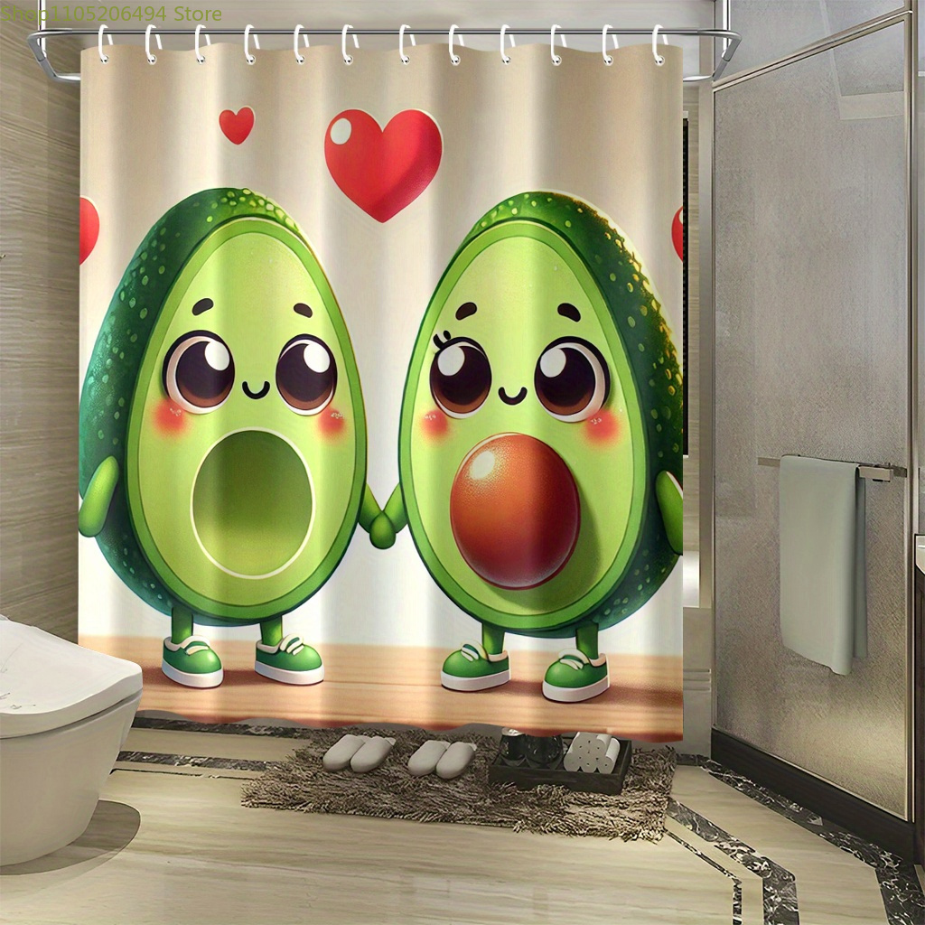 Niedlicher Avocado-Paar-Duschv – Home Bathroom Design Ideas Bewertung und Preis