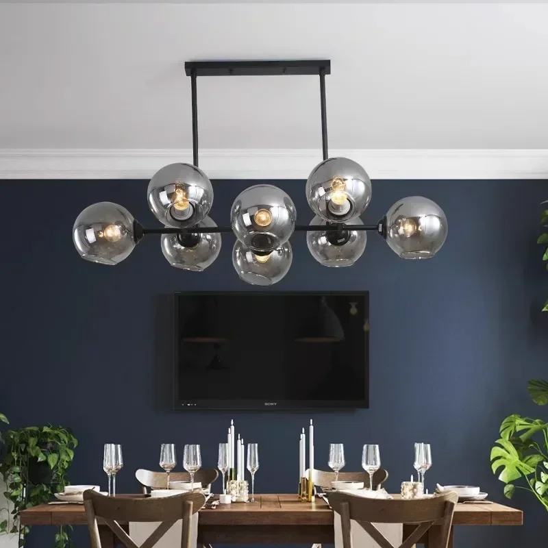 Graue Glas-LED-Pendelleuchten  – Home Of The Year Bathroom Bewertung und Preis