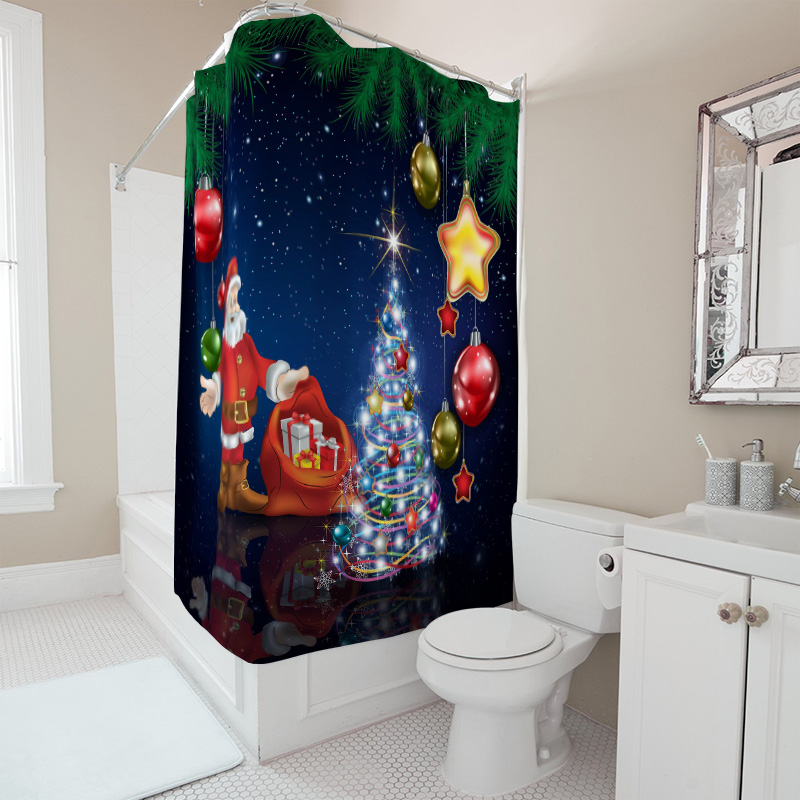 TU Weihnachts-Duschvorhang, We – Home Bathroom Ideas Bewertung und Preis