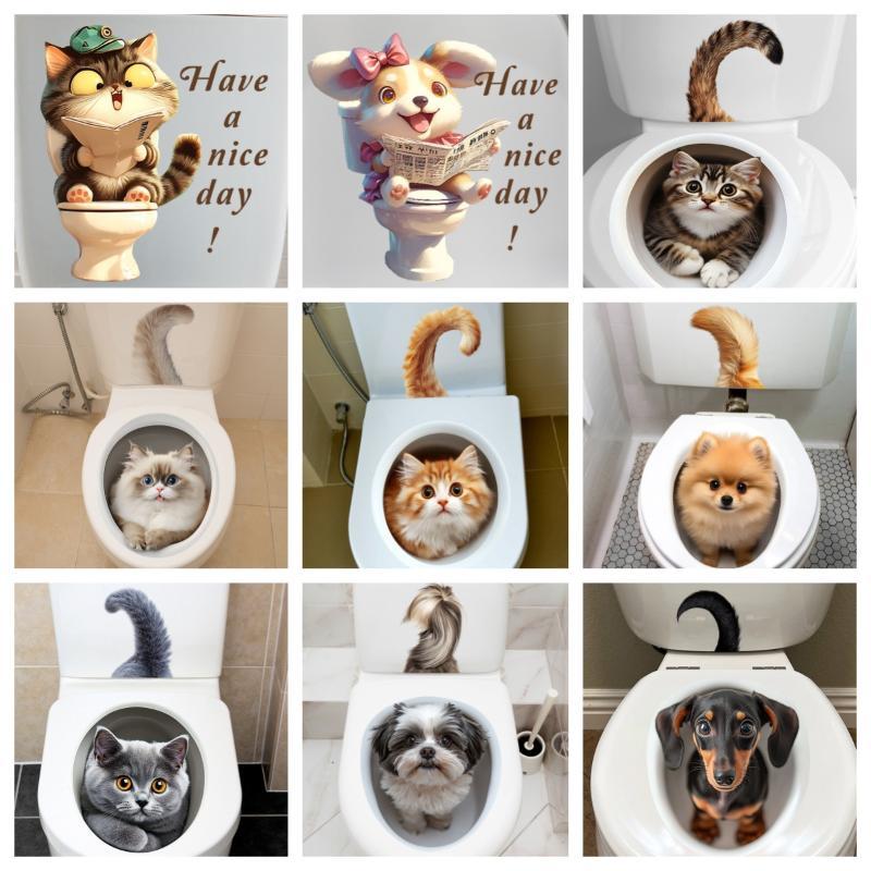 3D-Effekt, niedlicher Tier-Toi – Jet Home Bathroom Accessories Bewertung und Preis