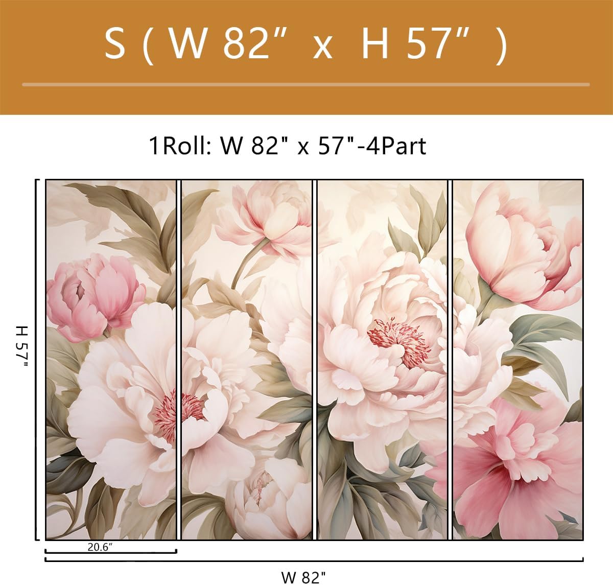 Elegante Pfingstrosen-Blumen-W – Home Bathroom Vanity Bewertung und Preis