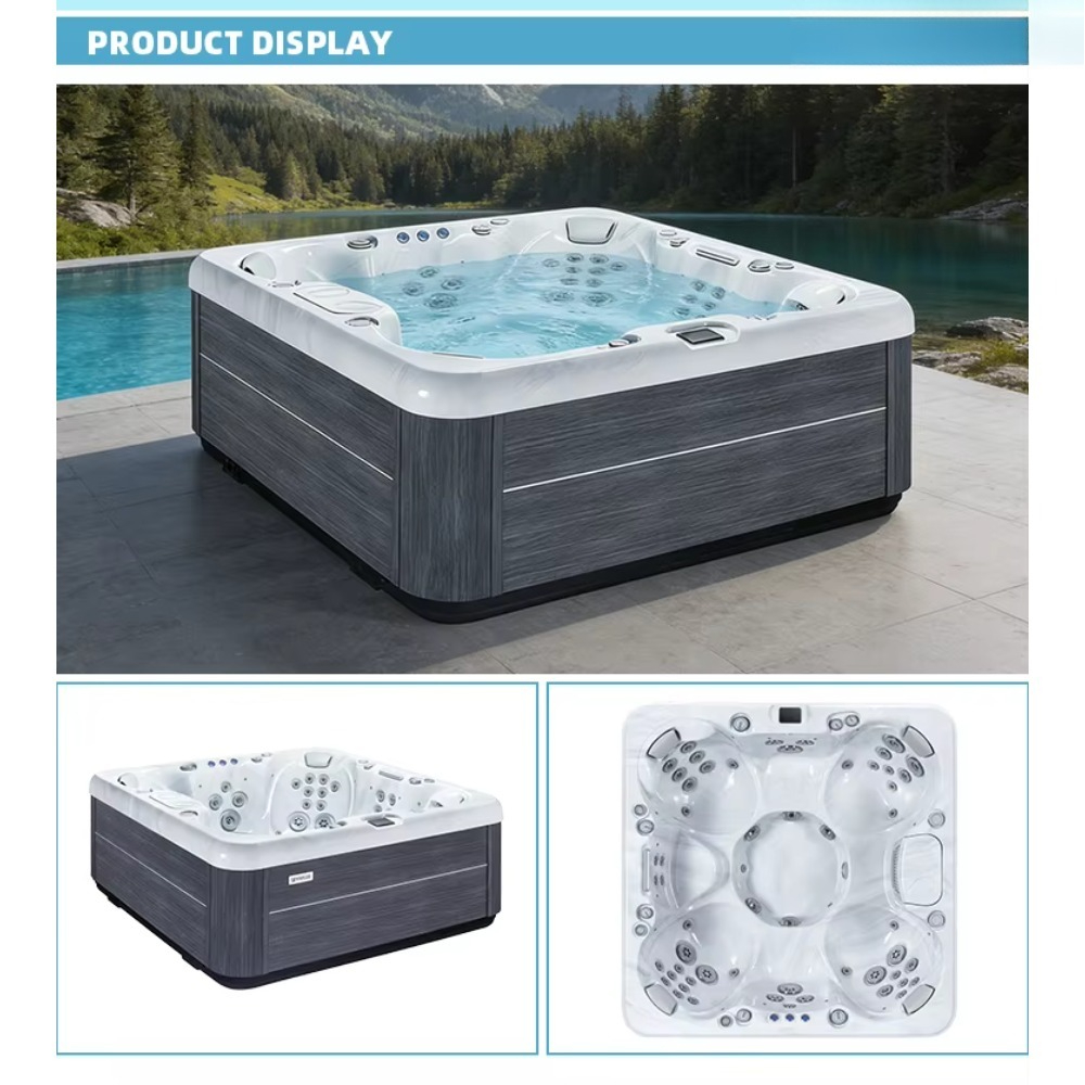 Freistehende Whirlpool-Massage – Home Bathroom Spa Bewertung und Preis