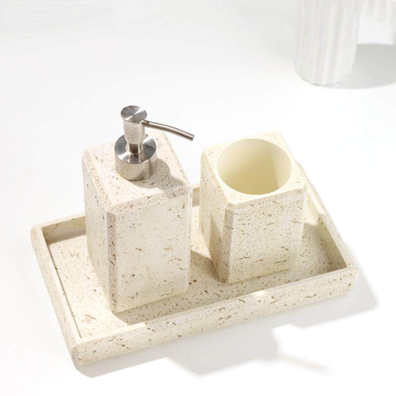 Sand- und Kies-Harz-Handdesinf – Zara Home Bathroom Set Bewertung und Preis