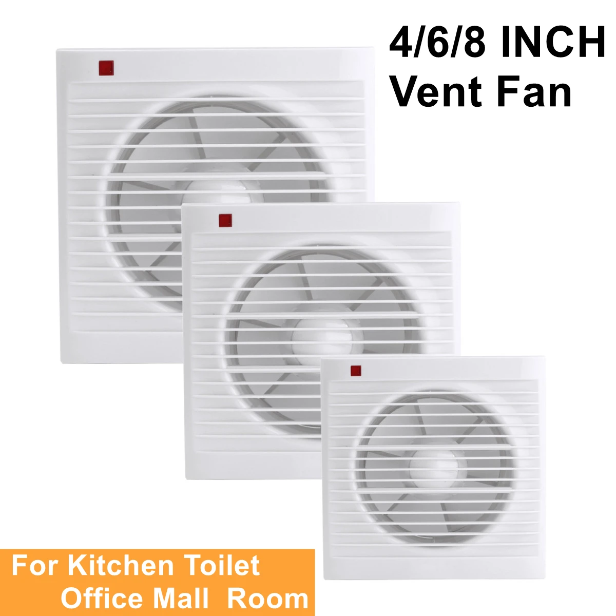 4 Zoll 6 Zoll 8 Zoll 220 V stu – Home Bathroom Exhaust Fan Bewertung und Preis