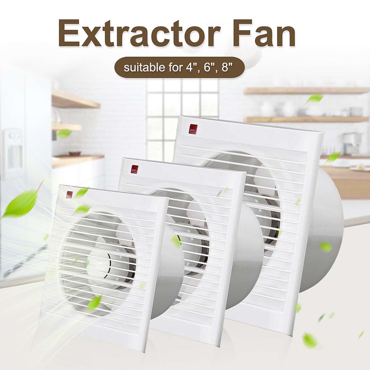 4 Zoll 6 Zoll 8 Zoll 220 V stu – Home Bathroom Exhaust Fan Bewertung und Preis