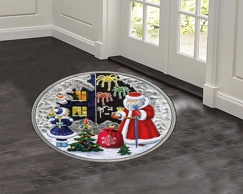 Runder Weihnachtsbaum-Teppich, – Home Bathroom Design Ideas Bewertung und Preis