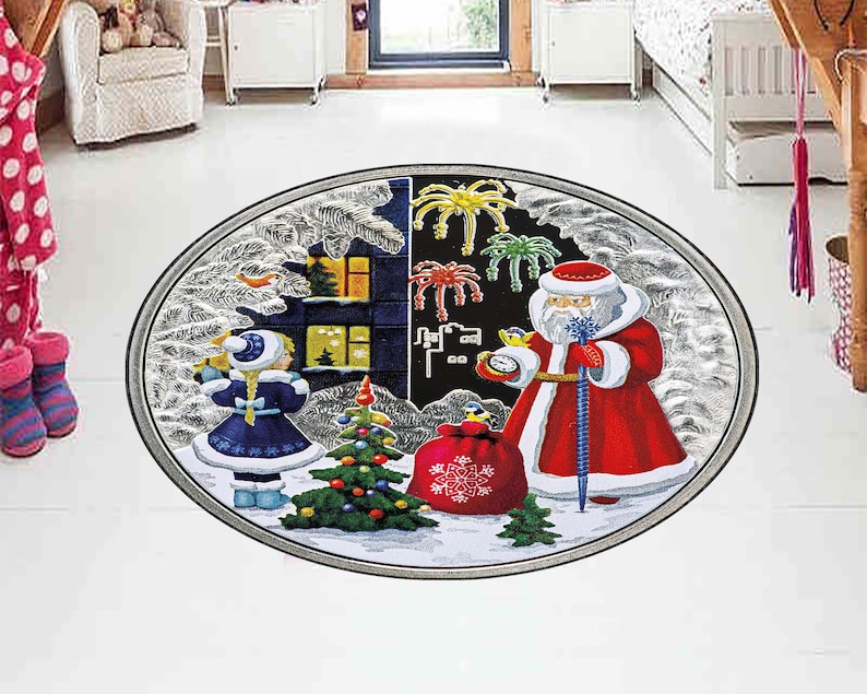 Runder Weihnachtsbaum-Teppich, – Home Bathroom Design Ideas Bewertung und Preis