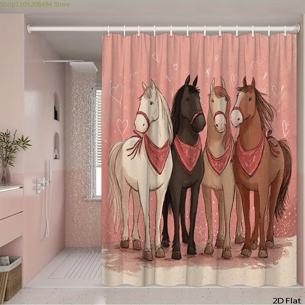 Niedlicher Duschvorhang mit Pf – Home Bathroom Design Ideas Bewertung und Preis